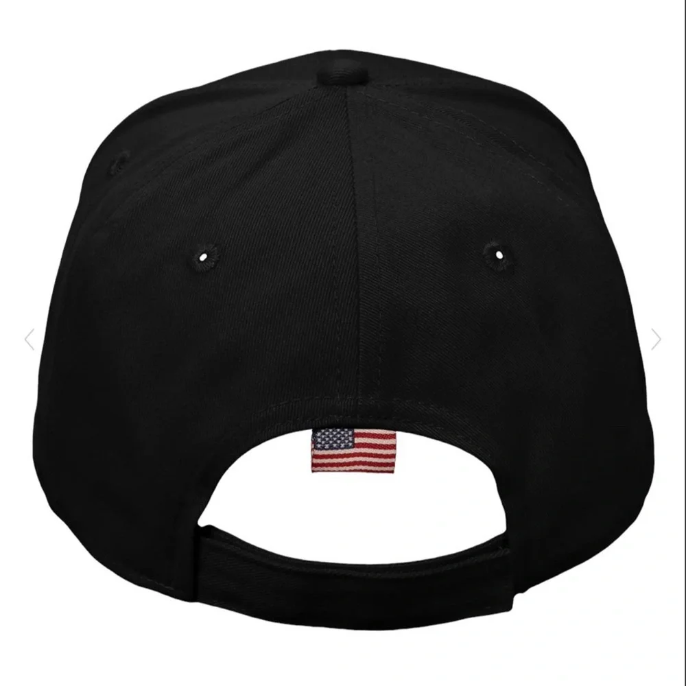 Patriot Party Black Cap with Red and Blue Lion Logo